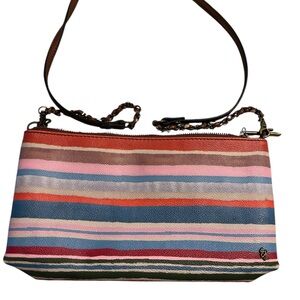 Colorful Striped Shoulder Bag